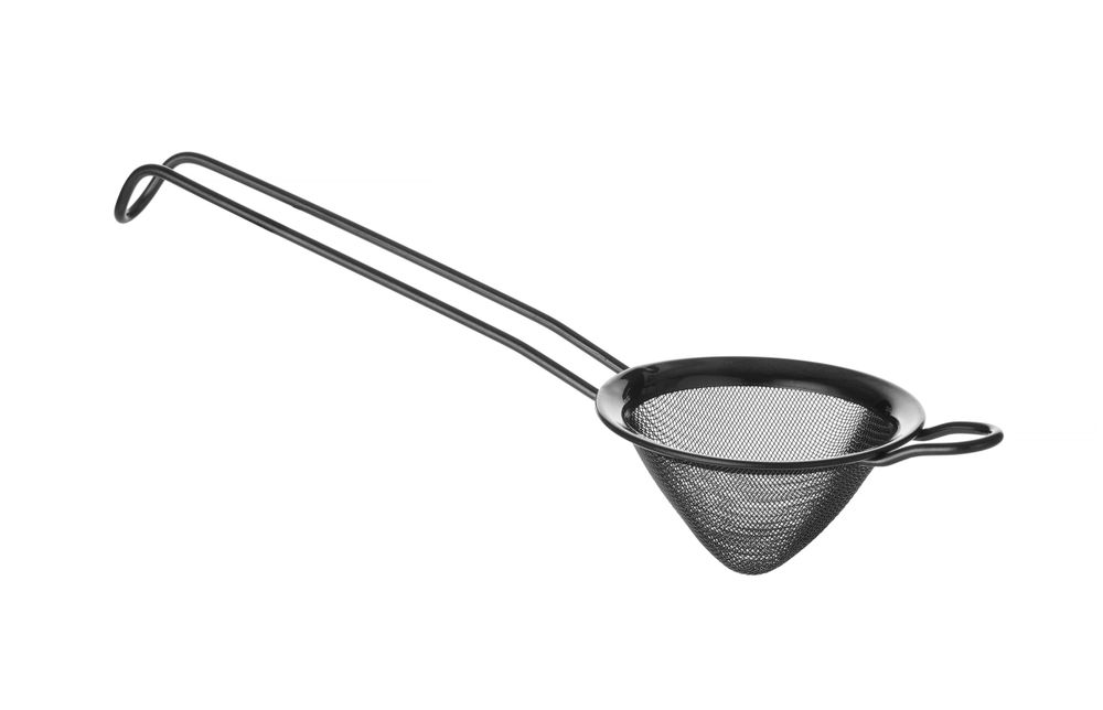 Barzeef conisch PVD gecoat | BarUp | Zwart | ⌀75x220mm
