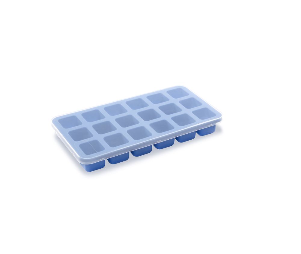 IJsblokjesvorm met deksel | BarUp | Blauw | 217x114x(H)30mm