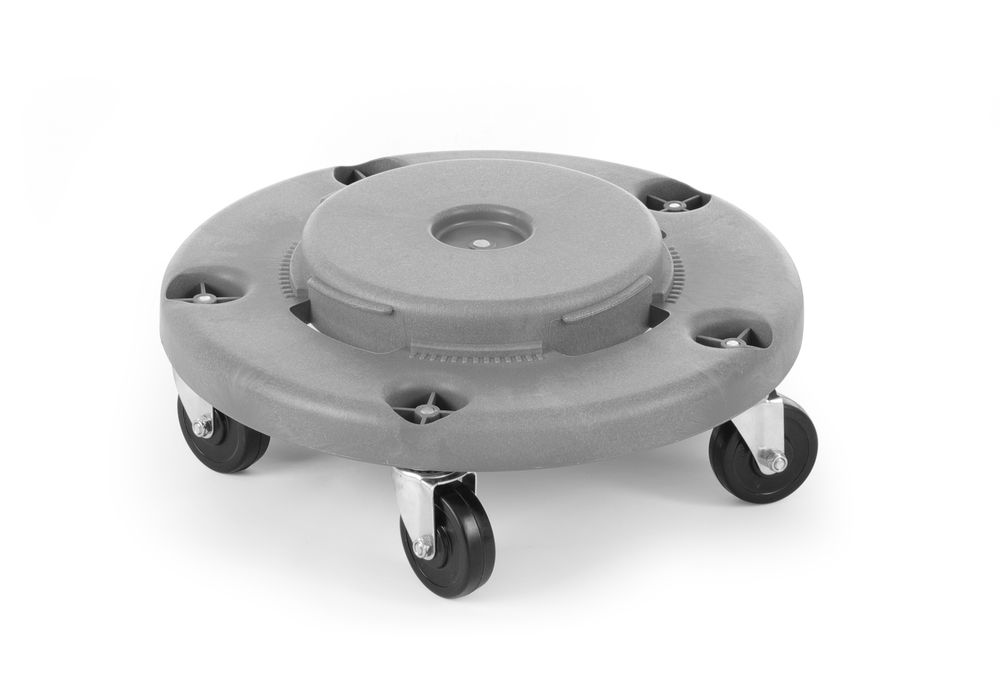 Trolley voor ronde afvalbak | AmerBox | past op 691038 | Lichtgrijs | ⌀455x(H)165mm