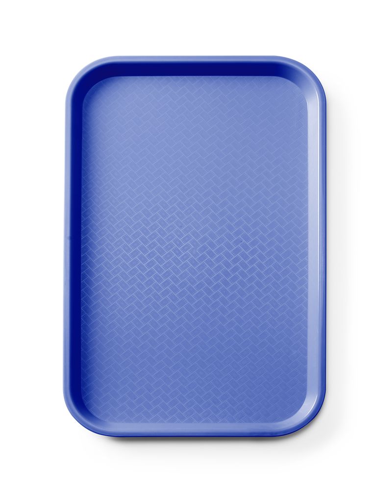 Fastfooddienblad polypropyleen GN 1/1 | AmerBox | GN 1/1 | Blauw | 530x325x(H)20mm