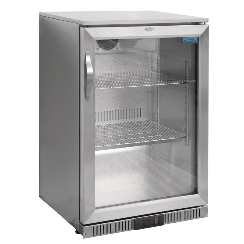 Polar G-serie barkoeling met klapdeur RVS 138L | GL007 | 52x60x90(H)cm