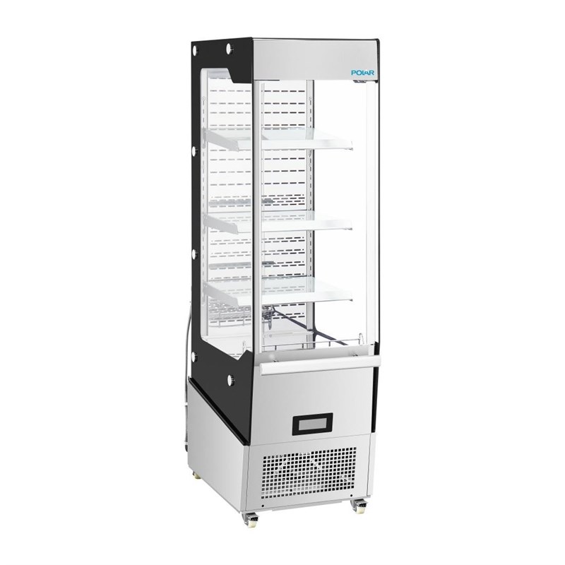 Polar G-Serie Slimline Multideck Displaykoelkast met Deur | PG006 | 83,8x51,2x179,1(H)cm