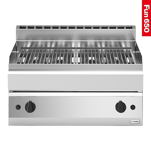 Modular Grill RVS 2 zones