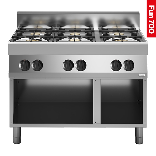 Modular Kooktoestel RVS 18/10 6 zones
