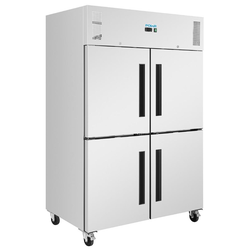 Polar G-Series staande dubbele staldeur gastronorm koelkast 1200Ltr | Energielabel B | 134x87,5x209(H)cm